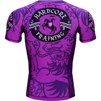 Рашгард Hardcore Training Heraldry Magenta SS xs темно-фиолетовый
