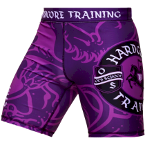 Компрессионные шорты Hardcore Training Heraldry Magenta