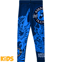 Детские компрессионные штаны Hardcore Training Heraldry Blue 10лет синий