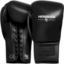 Перчатки на шнурках Hayabusa Pro Lace Boxing Gloves Black 18унц. черный