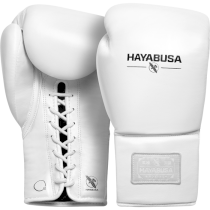 Перчатки на шнурках Hayabusa Pro Lace Boxing Gloves White 16унц. белый