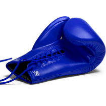 Перчатки на шнурках Hayabusa Pro Lace Boxing Gloves Blue 16унц. синий