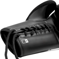 Перчатки на шнурках Hayabusa S4 Lace Up Boxing Gloves Black 16унц. черный