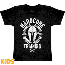 Детская футболка Hardcore Training Helmet Black размер 10-12лет черный