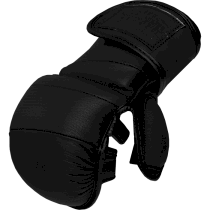 Гибридные перчатки Hardcore Training Black/Black l/xl черный