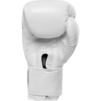 Боксерские перчатки Hardcore Training AK PU White 10унц. белый
