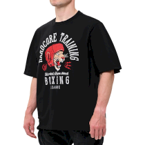 Футболка Hardcore Training Boxing League Black Oversized Fit xs 