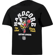 Футболка Hardcore Training Fighting League Black Oversized Fit xs 