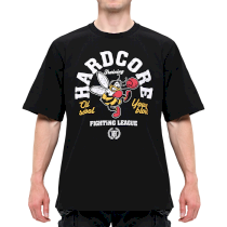 Футболка Hardcore Training Fighting League Black Oversized Fit xs 