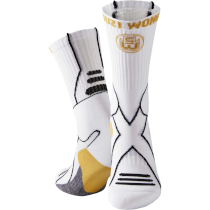 Носки Suzi Wong X-Sole Boxing Socks White/Gold/Black 42-46 желтый