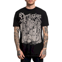 Двусторонняя футболка Affliction Soul Scraper m черный