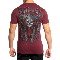 Футболка Affliction Norheim l красный