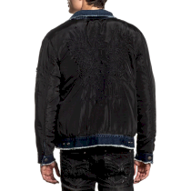 Двусторонняя куртка Affliction Nomad Jacket Trilogy Wash xxxl темно-синий