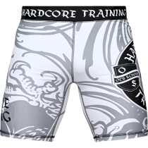 Компрессионные шорты Hardcore Training Heraldry White l серый