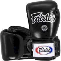 Боксерские перчатки Fairtex BGV1 Black 10унц. черный