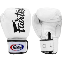 Боксерские перчатки Fairtex BGV19 Tight Fit Deluxe White 12унц. белый