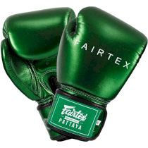 Боксерские перчатки Fairtex BGV22 Metallic Green 16унц. зеленый