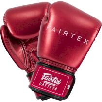 Боксерские перчатки Fairtex BGV22 Metallic Red 10унц. красный