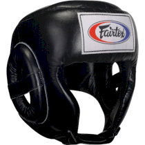 Защитный боксёрский шлем Fairtex HG6 черный xl