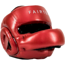 Бамперный шлем Fairtex HG17 Pro Red красный l