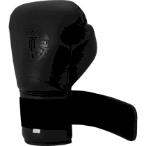 Боксерские перчатки Hardcore Training HardLea+ Matte Black 8унц. черный