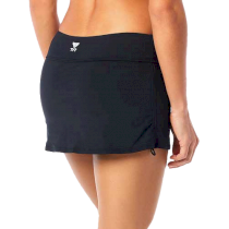 Женские гибридные шорты-юбка Tyr Solid Della Skort 001 m черный