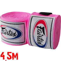 Боксерские бинты Fairtex Pink 4.5м розовый