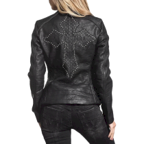 Женская куртка Affliction Black Water Jacket xs черный