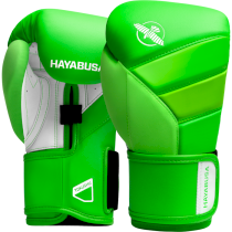 Перчатки Hayabusa T3 Neon Green 10унц. зеленый