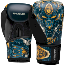 Детские боксерские перчатки Hayabusa S4 Blue Robot 6унц. синий