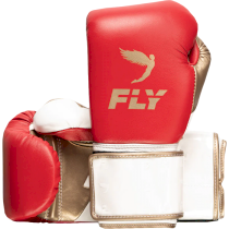 Перчатки Fly Superloop Lightning Red/White/Gold 16унц. красный