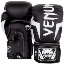 Перчатки Venum Elite Black/White