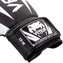 Перчатки Venum Elite Black/White 16унц. черный