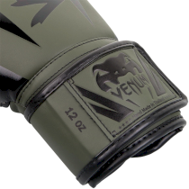 Перчатки Venum Elite Khaki/Black 14унц. оливковый