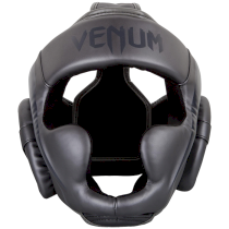 Боксерский шлем Venum Elite Grey/Grey Taille Unique серый 