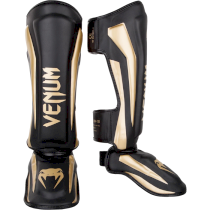 Защита Голени Venum Elite Black/Gold золотой x