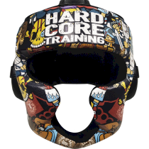 Боксерский шлем Hardcore Training Doodles желтый 