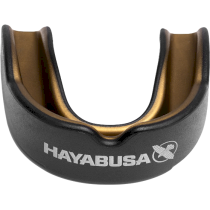 Боксерская капа Hayabusa Combat Mouth Guard Black/Gold золотой 