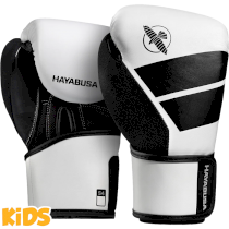 Детские боксерские перчатки Hayabusa S4 White 6унц. белый