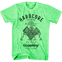 Футболка Hardcore Training No-Gi Grappling Neon Green Melange XL 