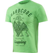 Футболка Hardcore Training No-Gi Grappling Neon Green Melange XL 