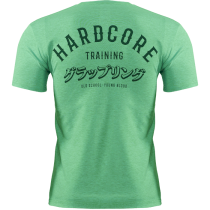 Футболка Hardcore Training No-Gi Grappling Neon Green Melange XXXXL неоновый