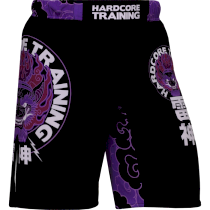 Шорты Hardcore Training Raijin Black/Purple xxl фиолетовый