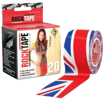 Кинезио тейп RockTape British flag 5см×5м красный