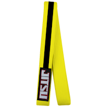 Детский пояс Jitsu Yellow/Black M1 желтый