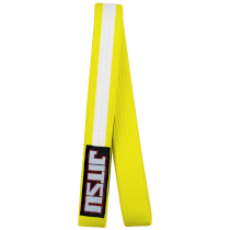 Детский пояс Jitsu Yellow/White M1 желтый