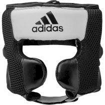 Боксёрский шлем Adidas Hybrid 150 White/Black белый S