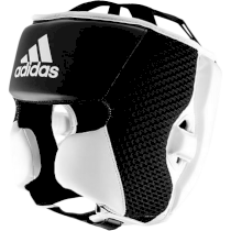 Боксёрский шлем Adidas Hybrid 150 Black/White черный l