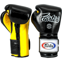 Боксерские перчатки Fairtex BGV9 Mexican Style Black/Yellow 12 унц. желтый