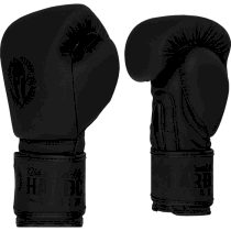 Боксерские перчатки Hardcore Training Helmet PU Black/Black 12унц. черный